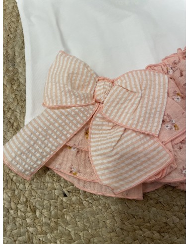 CAMISETA+BRAGUITA BAMBULA FLORES