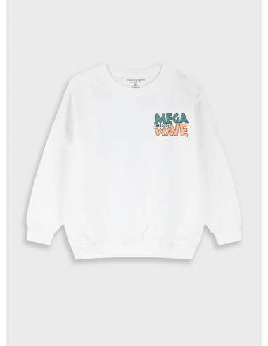 SUDADERA BLANCA OLAS