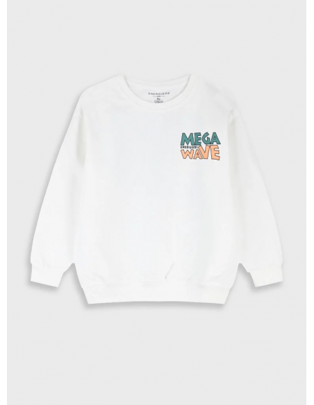 SUDADERA BLANCA OLAS