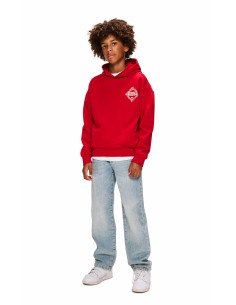 SUDADERA CAPUCHA ROJA
