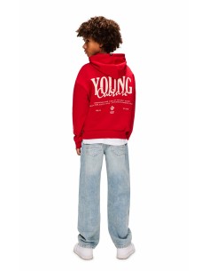 SUDADERA CAPUCHA ROJA 2
