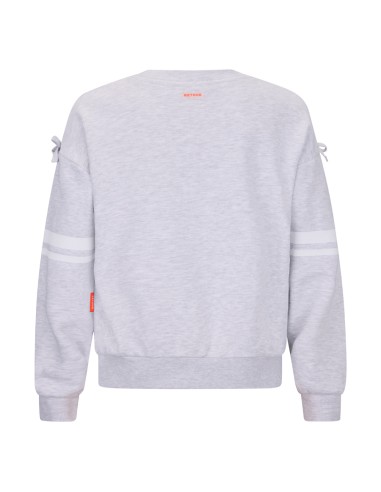SUDADERA GRIS/ROSA FLUOR