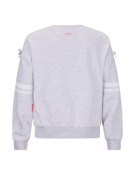 SUDADERA GRIS/ROSA FLUOR
