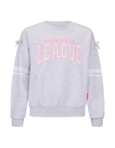 SUDADERA GRIS/ROSA FLUOR
