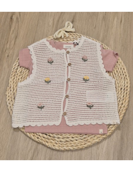 CAMISETA ROSA EMPOLVADO 