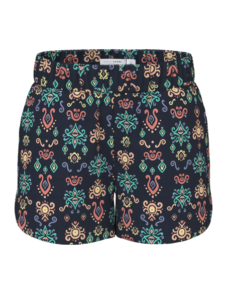 SHORT ETNICO MARINO