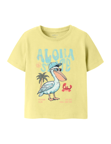 CAMISETA  AMARILLA PELICANO