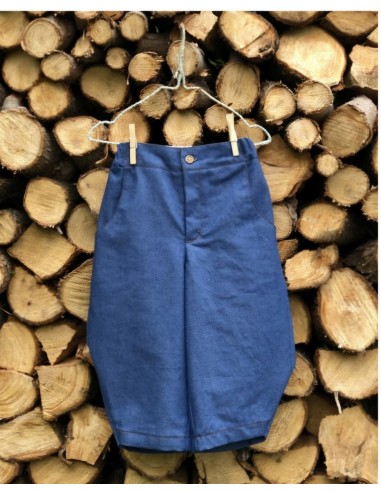 PANTALON BARREL DENIM