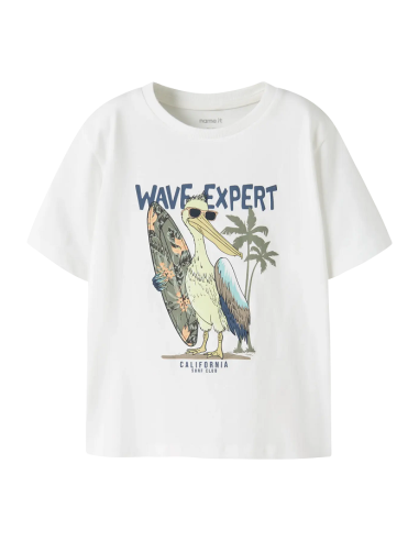 CAMISETA BLANCA TROPICAL