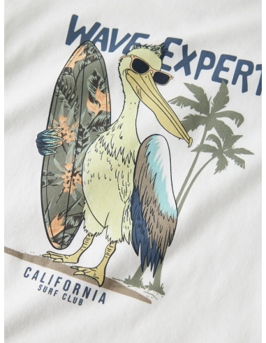 CAMISETA BLANCA TROPICAL