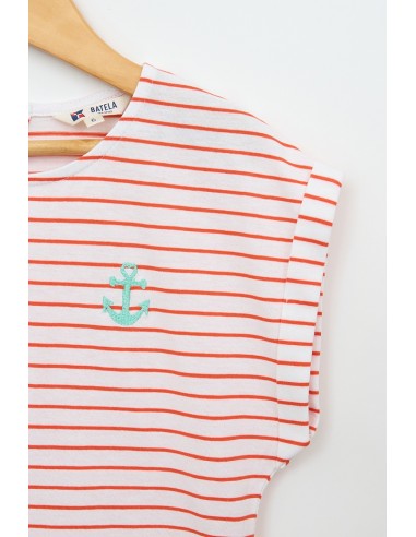 CAMISETA RAYAS Y  ANCLA