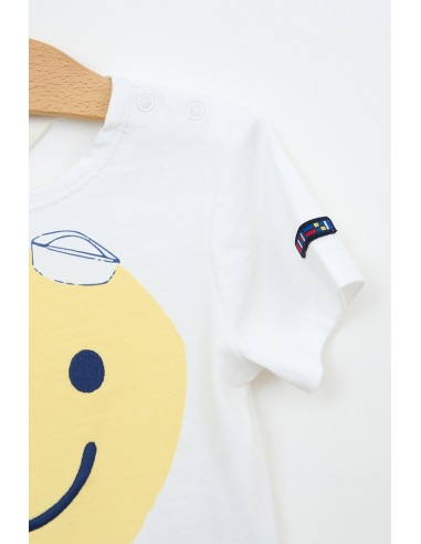 CAMISETA BLANCA SONRISA