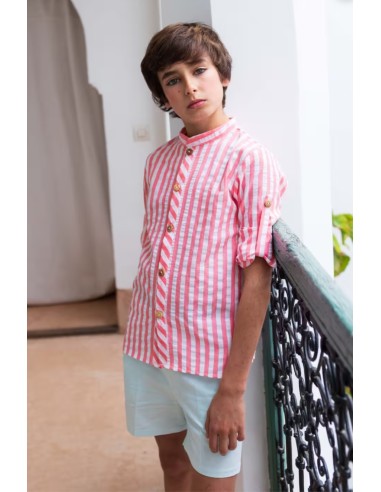 CAMISA RAYAS FLUOR