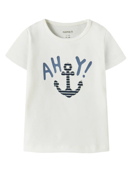 CAMISETA BLANCA  ANCLA