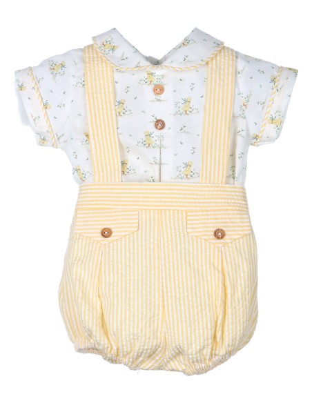 PETO+BLUSA PATITOS