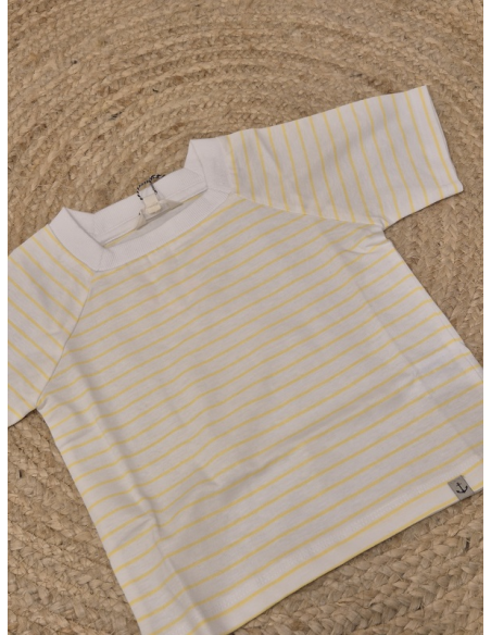 CAMISETA RAYAS AMARILLAS
