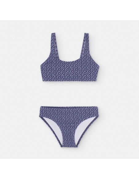 BIKINI AZUL ROMBOS