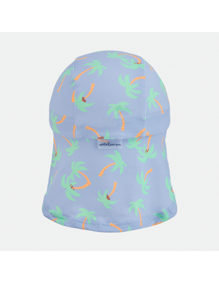 GORRA FLAP AZUL PALMERAS