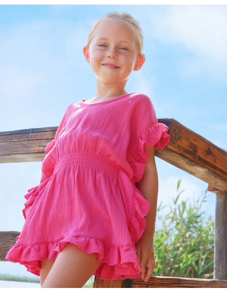 CAMISOLA PLAYA FUCSIA