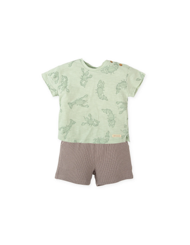 CAMISETA VERDE+BERMUDA