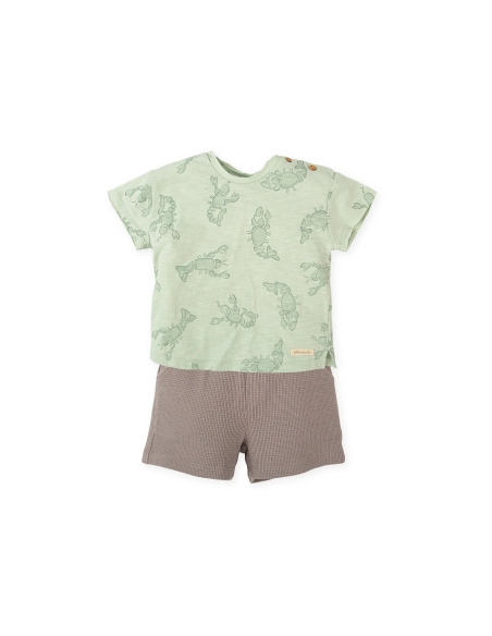 CAMISETA VERDE+BERMUDA
