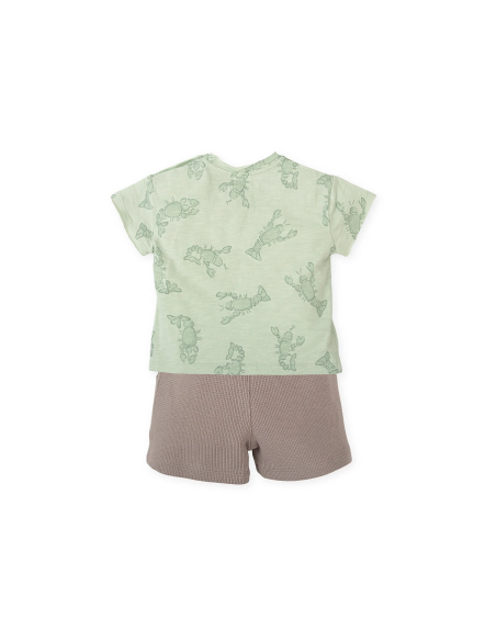 CAMISETA VERDE+BERMUDA