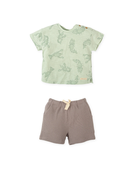 CAMISETA VERDE+BERMUDA