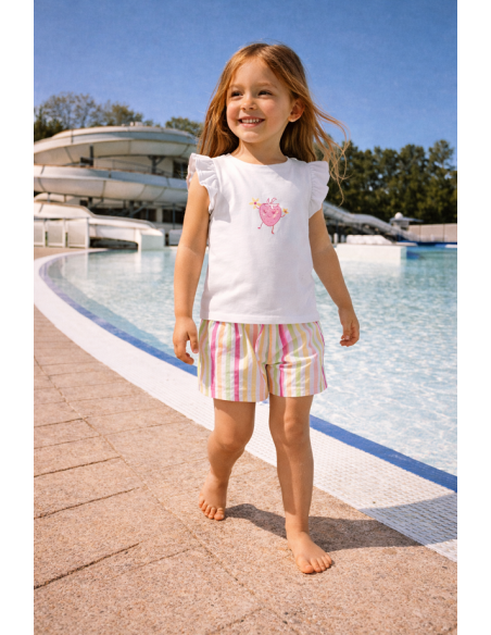 CAMISETA BLANCA FRESA