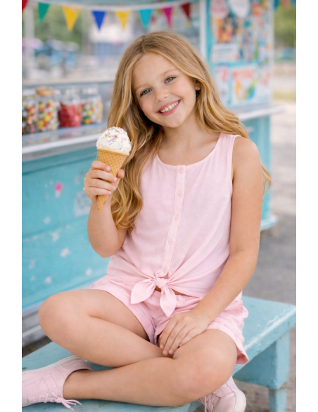 BLUSA ROSA DE SEMILINO