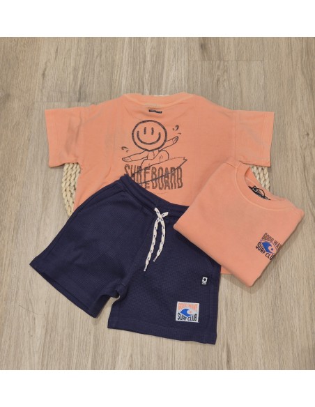 SUDADERA CORAL GOOD WAVES