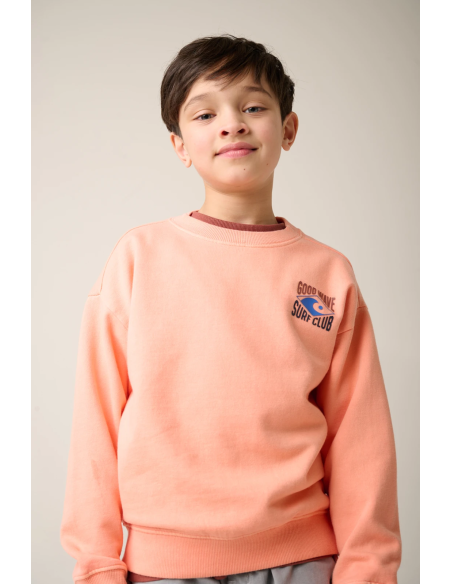 SUDADERA CORAL GOOD WAVES