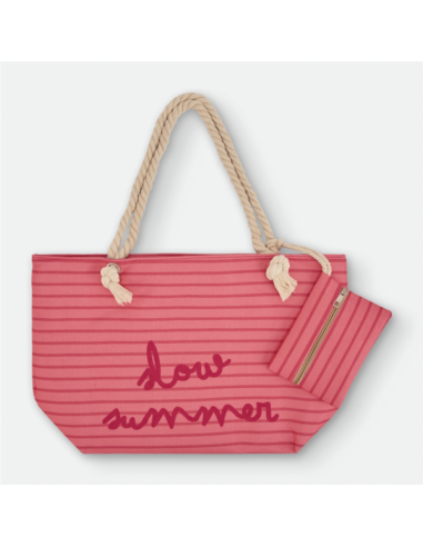 BOLSO PLAYA ROJO/CORAL