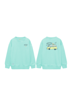 SUDADERA ROAD TRIP VERDE AGUA