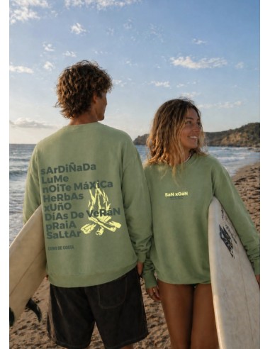 SUDADERA SAN XOAN EN VERDE 