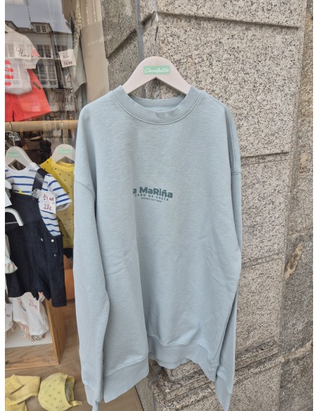 SUDADERA A MARIÑA VERDE CLARO