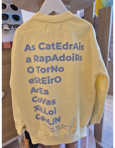 SUDADERA A MARIÑA EN AMARILLO