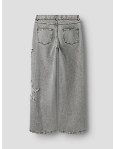 PANTALON CULOTE ESTRELLAS GRIS