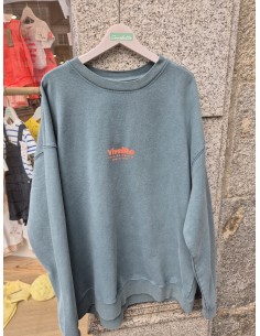 SUDADERA VIVEIRO VERDE/CORAL 2