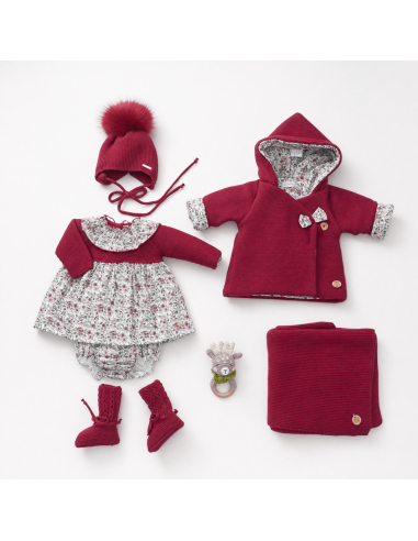 VESTIDO CHERRY+BRAGUITA CEREZA
