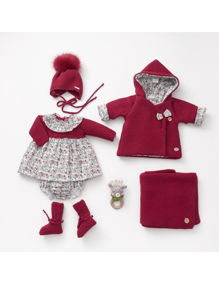 VESTIDO CHERRY+BRAGUITA CEREZA