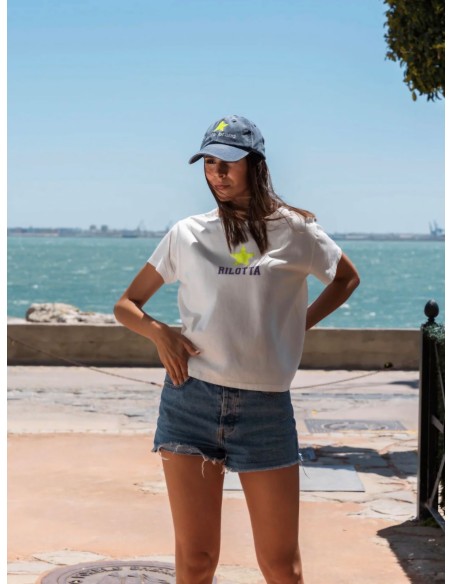 CAMISETA STAR GLITTER BLANCA