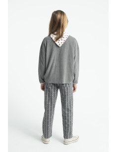PANTALON GREY/FLORES NEGRAS 2