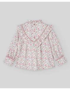 BLUSA ESTAMPADA FLORAL ROSA ATARDECER 2