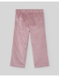 PANTALON LARGO VELVETON ROSA ATARDECER 2