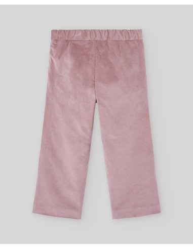 PANTALON LARGO VELVETON ROSA ATARDECER