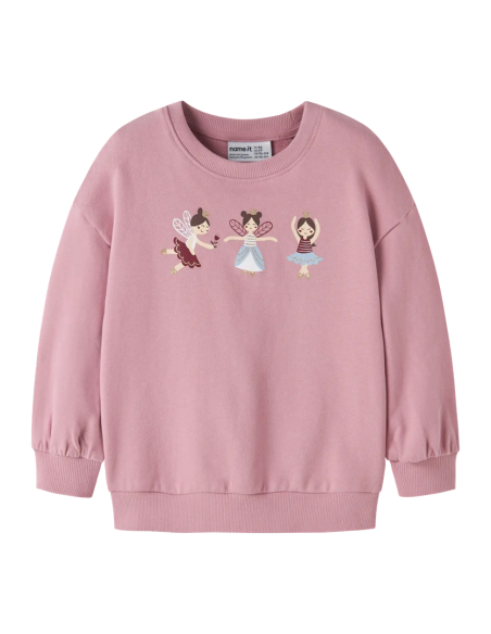 SUDADERA ROSA  HADAS