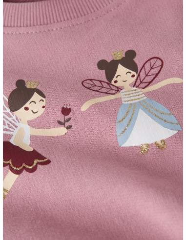 SUDADERA ROSA  HADAS