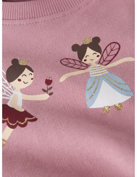 SUDADERA ROSA  HADAS