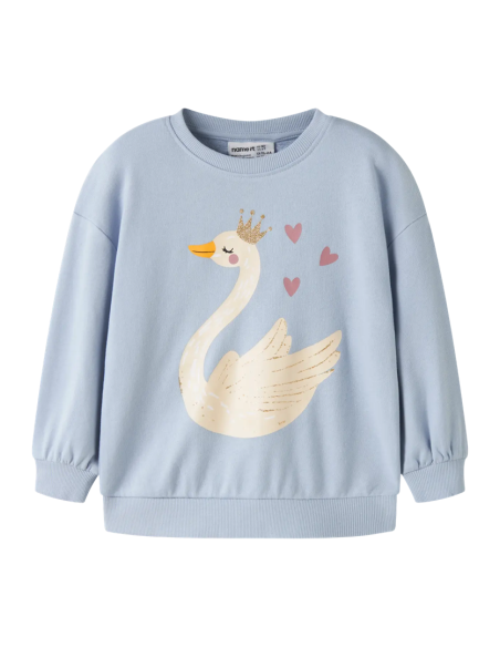 SUDADERA  AZUL CISNE