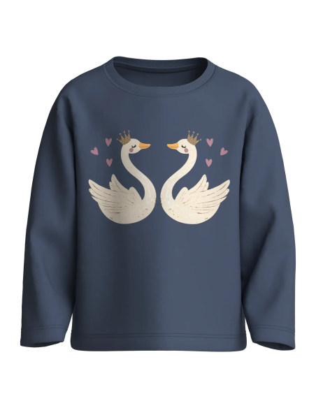 CAMISETA CISNE AZUL